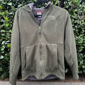 The North Face Green Men’s Full Zip Up Hooded Jacket Size Small